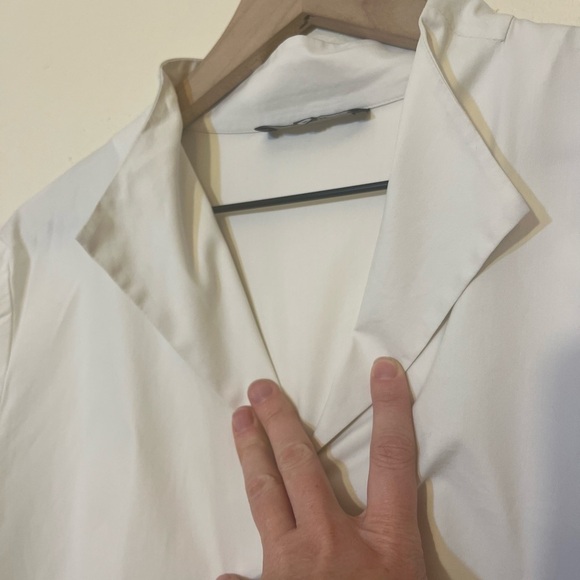 Lafayette 148 New York Shirt - Women’s Medium White - Button Down - Picture 5 of 13